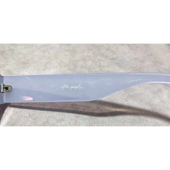 Free People Purple Shadow Side Square Sunglasses - Picture 6 of 8